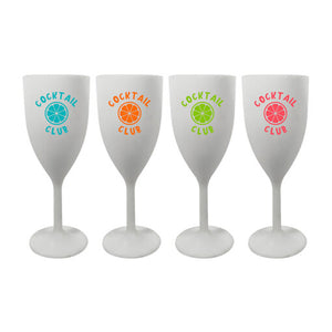 Gourmet Village Sangria Outdoor Wine Glasses Set