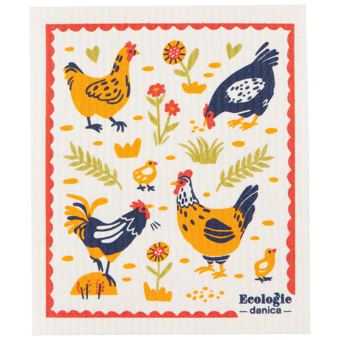 Danica Ecologie Swedish Dishcloth, Free Range