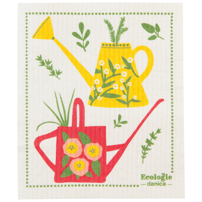 Danica Ecologie Swedish Dishcloth, Watering Can