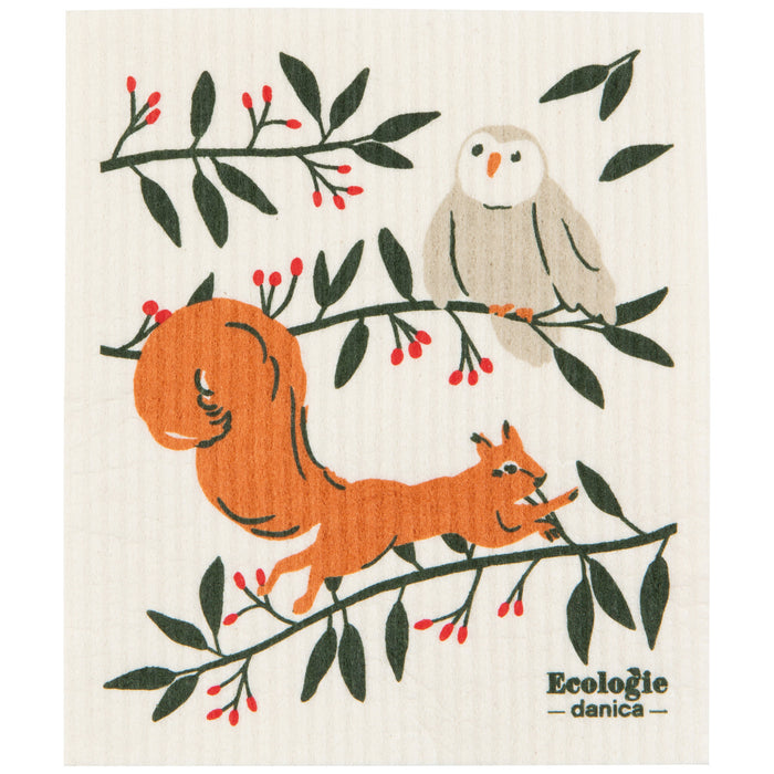 Danica Ecologie Swedish Dishcloth, Forest Fete