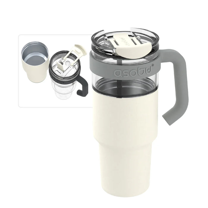 Asobu Explorer Travel Mug, White