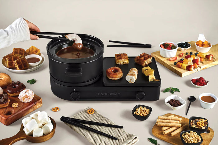 Fondussimo Fondue & Plancha Set (Dip & Grill)