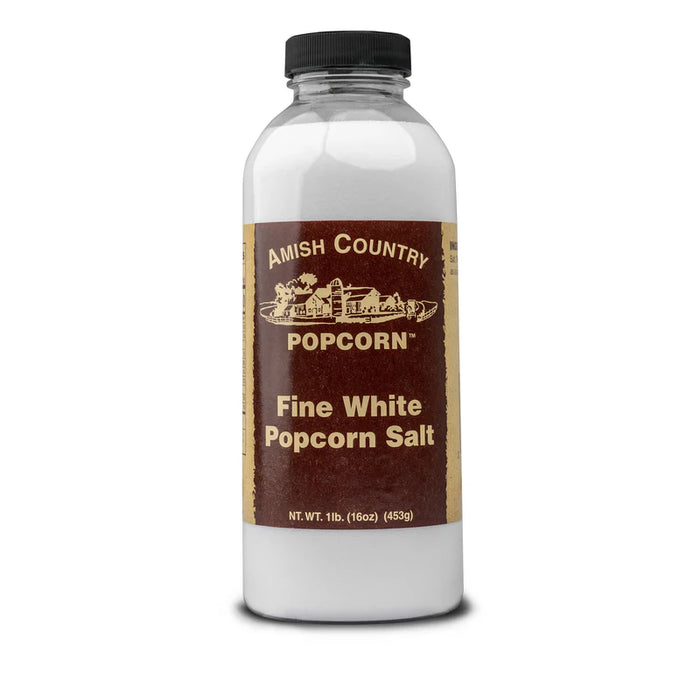 Amish Country Popcorn Fine White Salt 16 oz