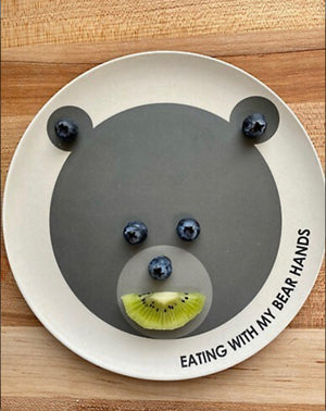 Red Rover Kids Bamboo Plates Set of 4, Animals