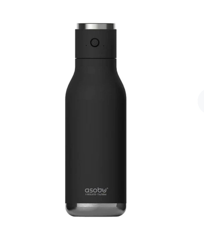 Asobu Wireless Speaker Water Bottle, Black