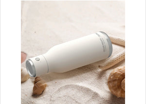 Asobu Wireless Speaker Water Bottle, White