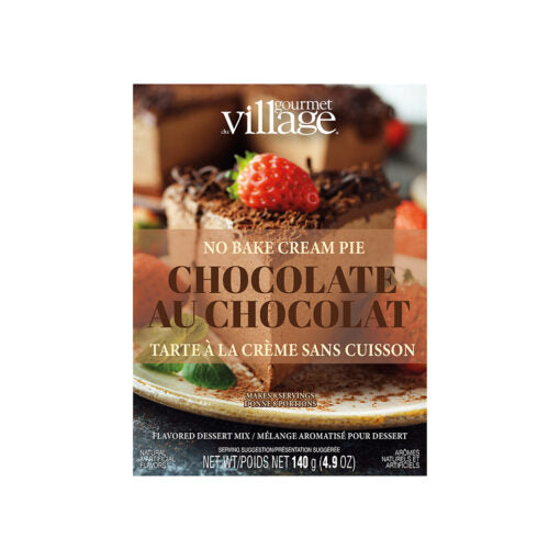 Gourmet Village No Bake Dessert Mix, Chocolate Cream Pie