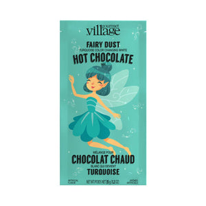 Gourmet Village Colour Changing Hot Chocolate Drink Mix, Fairy Dust Turquoise