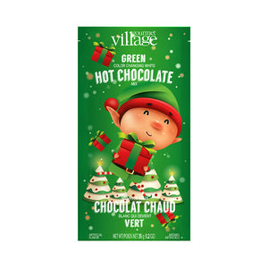 Gourmet Village Colour-Changing Hot Chocolate Pyramid Ornament, Elf Green
