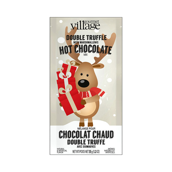 Gourmet Village Hot Chocolate Drink Mix, Reindeer (Double Truffle)