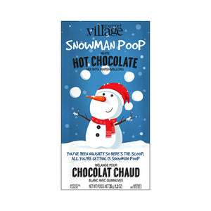 Gourmet Village Hot Chocolate Pyramid Ornament, Snowman Poop