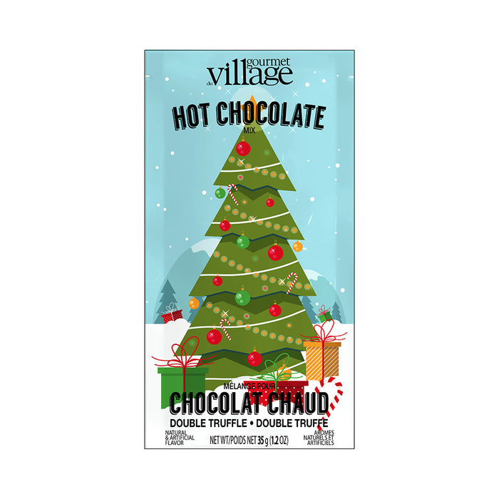Gourmet Village Hot Chocolate Drink Mix, Christmas Tree (Double Truffle)