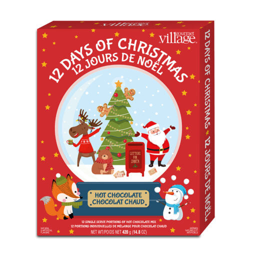 Gourmet Village Hot Chocolate Drink Mix Advent Calendar