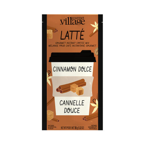 Gourmet Village Instant Coffee Drink Mix, Cinnamon Dolce Latte