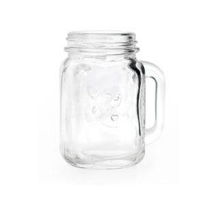 Kikkerland Shot Glass Set of 4, Mason Jar