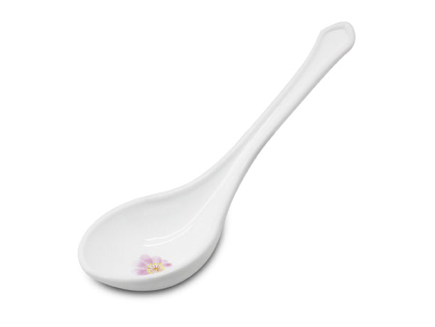 EMF Opal Glass Soup Ladle, Cherry Blossom
