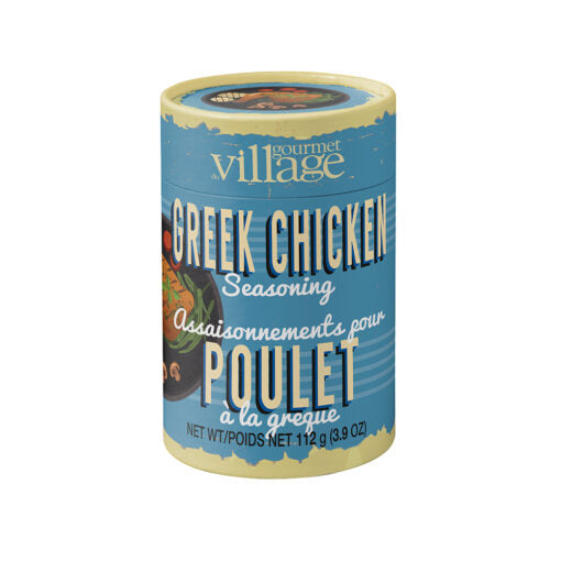 Gourmet Village Greek Chicken Seasoning Canister
