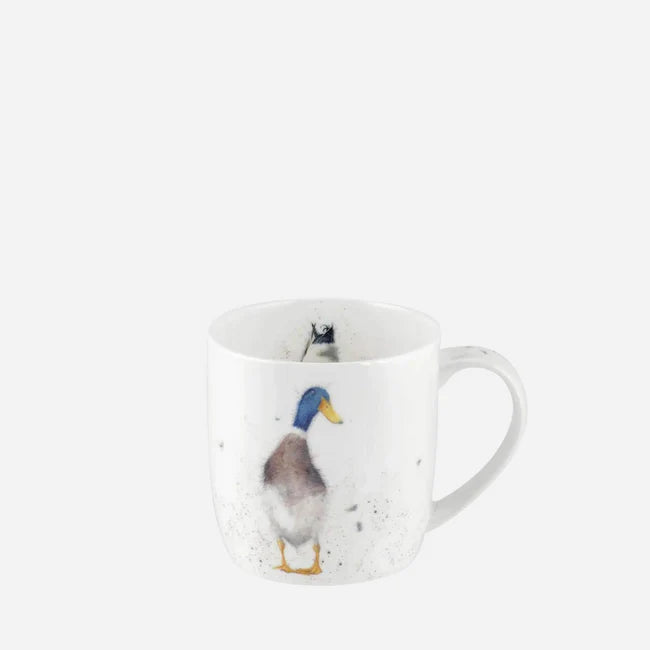 Royal Worcester Wrendale Designs Mug 11 oz, Duck 'Guard Love'