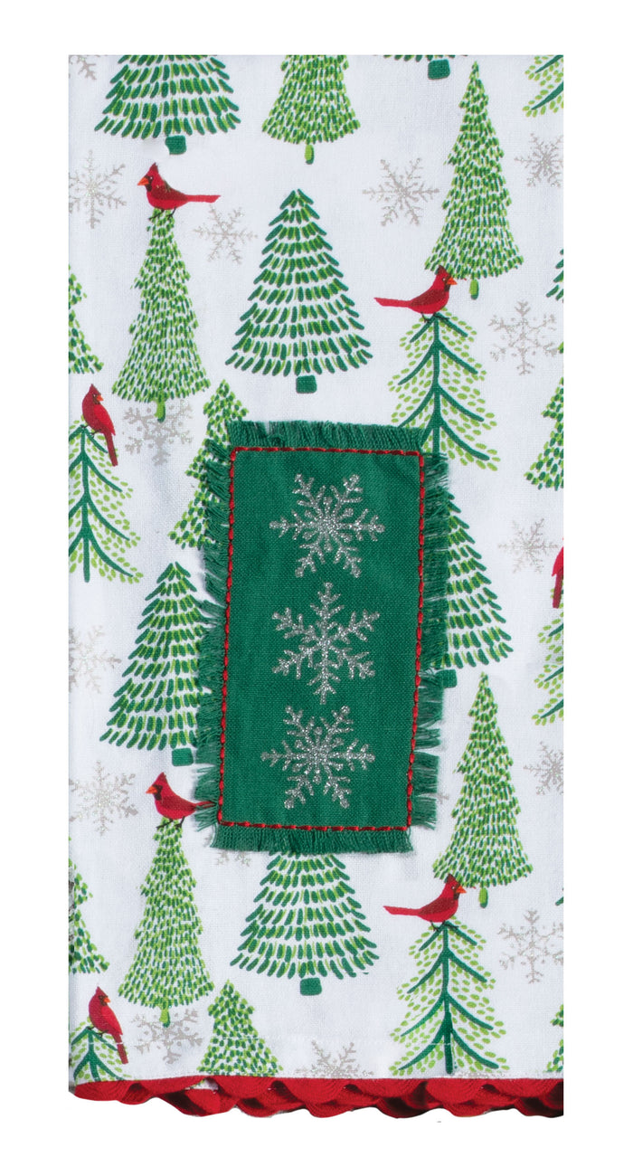 Kay Dee Tea Towel, Woodland Walk Snowflake