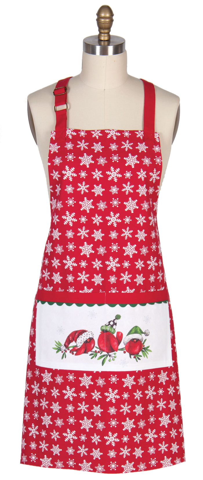 Kay Dee Apron Adult Chef, Playful Cardinal
