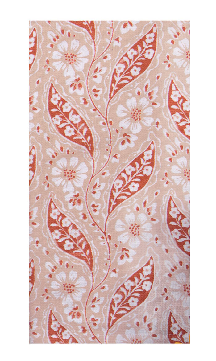Kay Dee Dual Purpose Terry Tea Towel, Sunflower Whispers Paisley