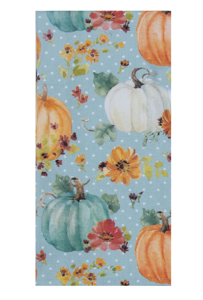 Kay Dee Dual Purpose Terry Tea Towel, Autumn Joy Pumpkin Toss