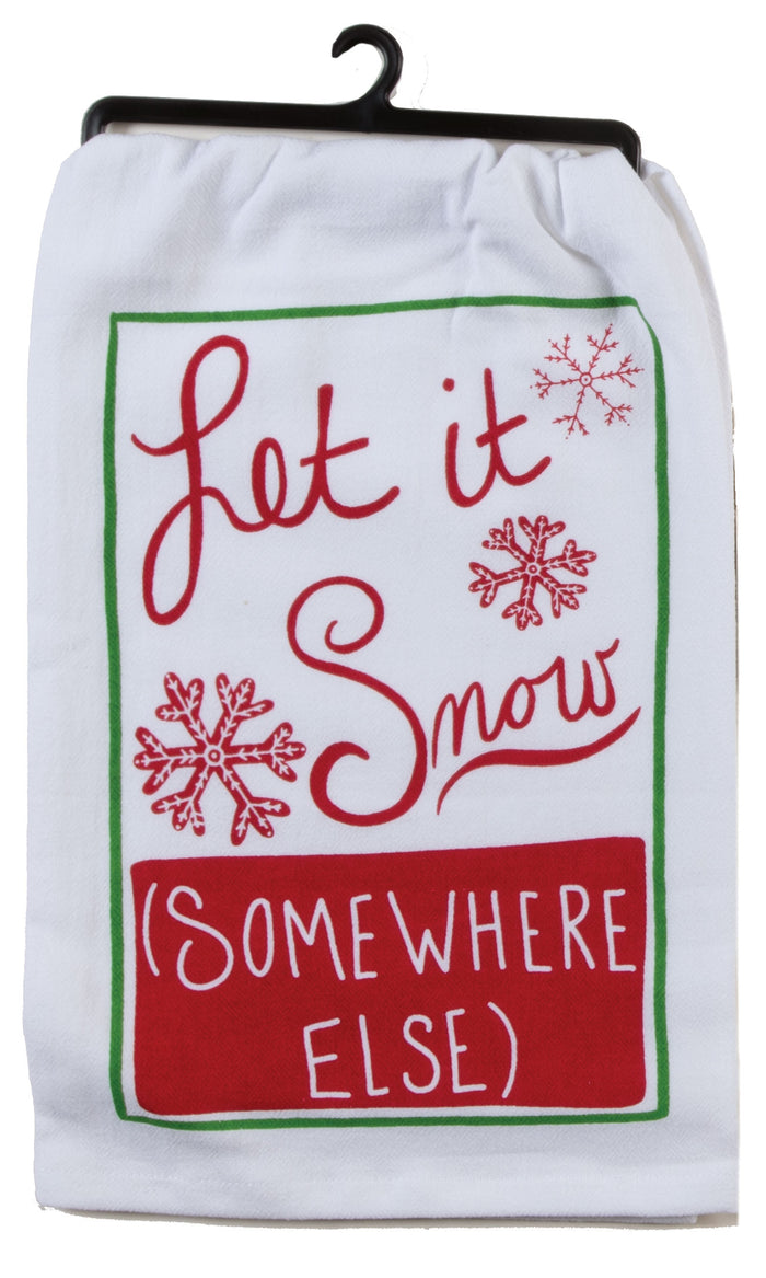 Kay Dee Flour Sack Tea Towel, Let It Snow