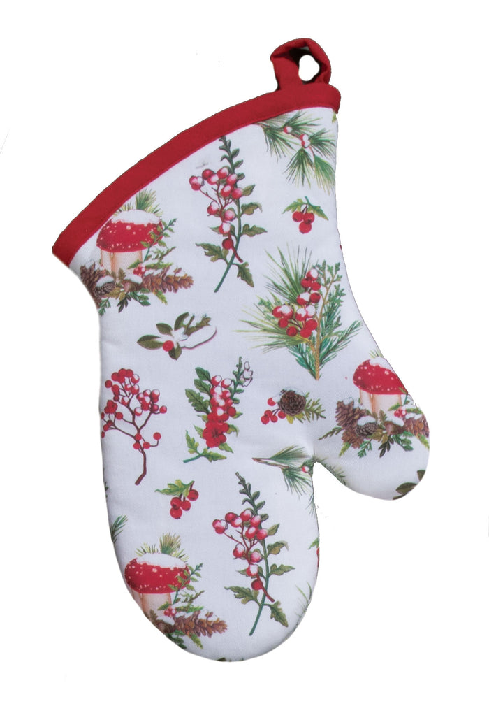 Kay Dee Oven Mitt, Snow Capped Winter