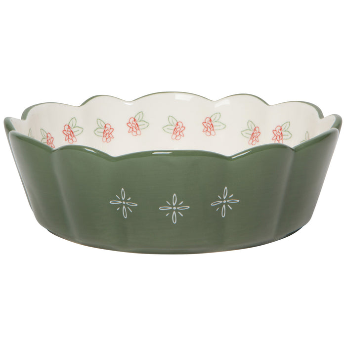Danica Heirloom Camellia Large Bowl 8 Inch, Green