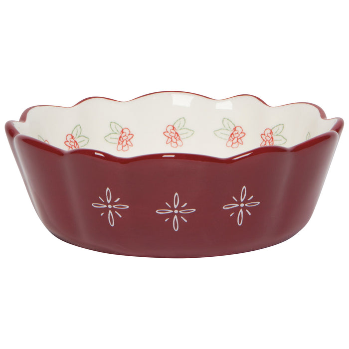 Danica Heirloom Camellia Medium Bowl 5.75 Inch, Red