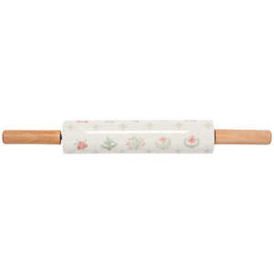 Danica Heirloom Camellia Stoneware Rolling Pin