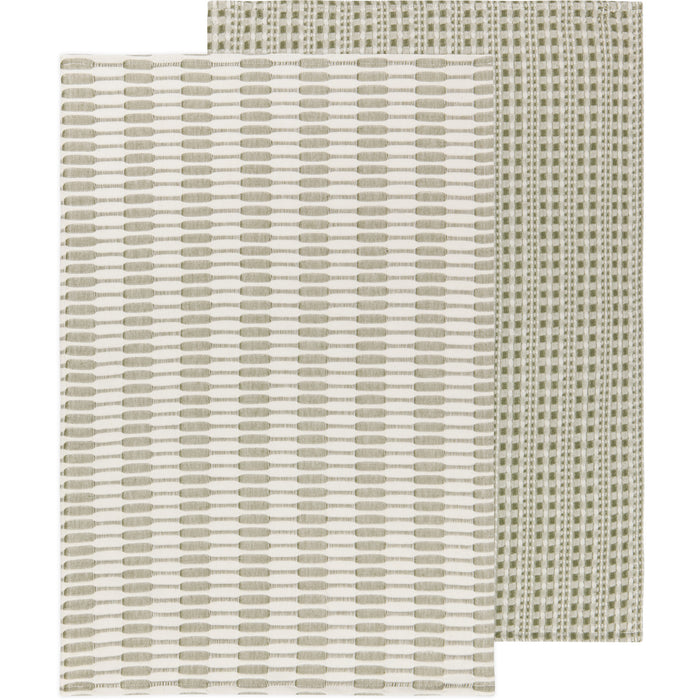 Danica Heirloom Abode Tea Towel Set of 2, Olive Branch