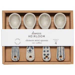 Danica Heirloom Element Mini Spoons Set of 4