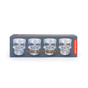 Kikkerland Skull Shot Glasses Set of 4