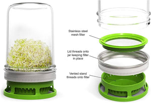 Jarware Seed Sprouter Jar Attachment