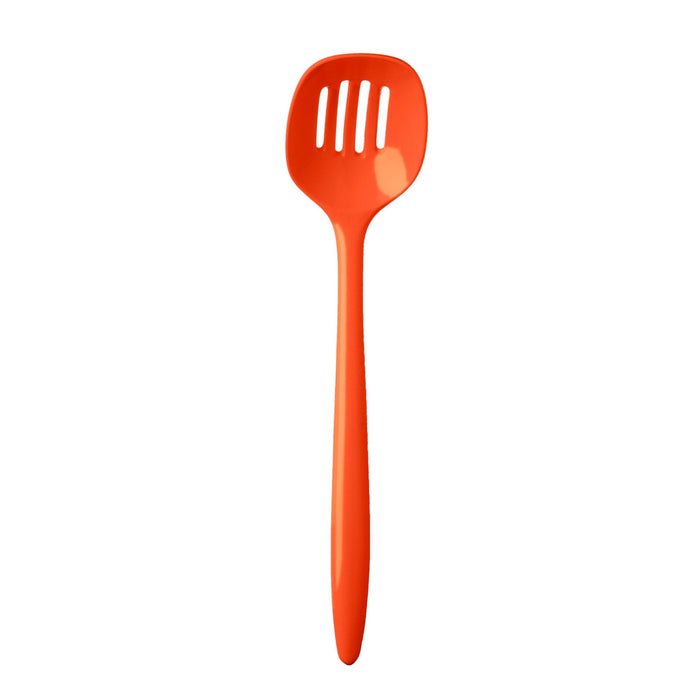 Rosti Melamine Slotted Spoon, Carrot Orange