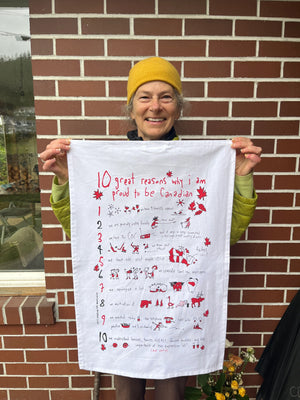 SA Boothroyd Tea Towel, 10 Great Reasons Canadian