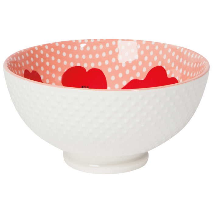 Danica Jubilee Stamped Bowl 6 Inch, Poppy