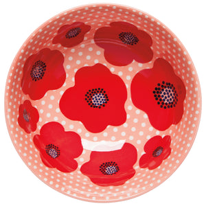 Danica Jubilee Stamped Bowl 6 Inch, Poppy