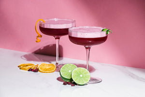 Fuse & Sip Cocktail & Mocktail Infusion Kit, Classy Cosmo - Cranberry, Orange & Lime Infusion
