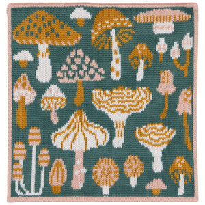 Danica Jubilee Knit Dishcloths Set of 3, Mushroom Gems