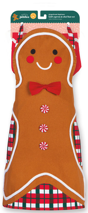 Danica Jubilee Apron Kids Daydream with Chef's Hat, Gingerbread