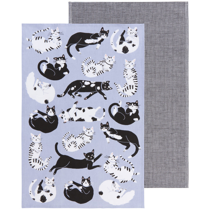 Danica Jubilee Tea Towel Set of 2, Meow & Furever