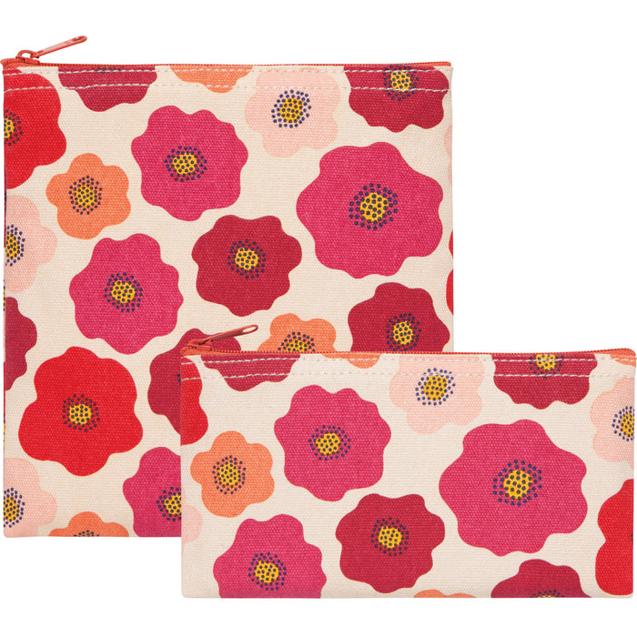 Danica Jubilee Snack Bag Set of 2, Poppy
