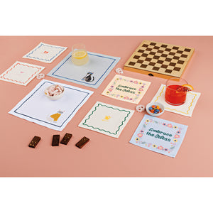 Danica Jubilee Cloth Cocktail Napkins Set of 4, Kitsch Stitch