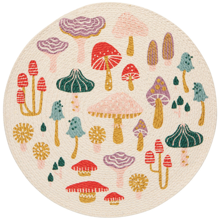 Danica Jubilee Braided Placemat, Mushroom Gems