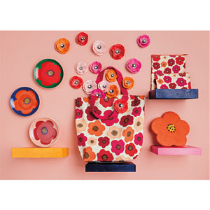 Danica Jubilee Pocket Tote Bag, Poppy