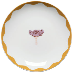 Danica Jubilee Appetizer Plates Set of 4, Mushroom Gems