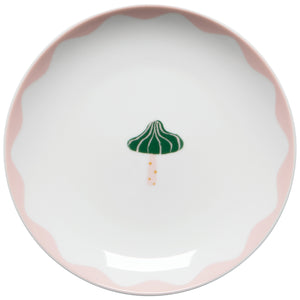 Danica Jubilee Appetizer Plates Set of 4, Mushroom Gems