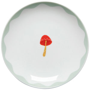 Danica Jubilee Appetizer Plates Set of 4, Mushroom Gems